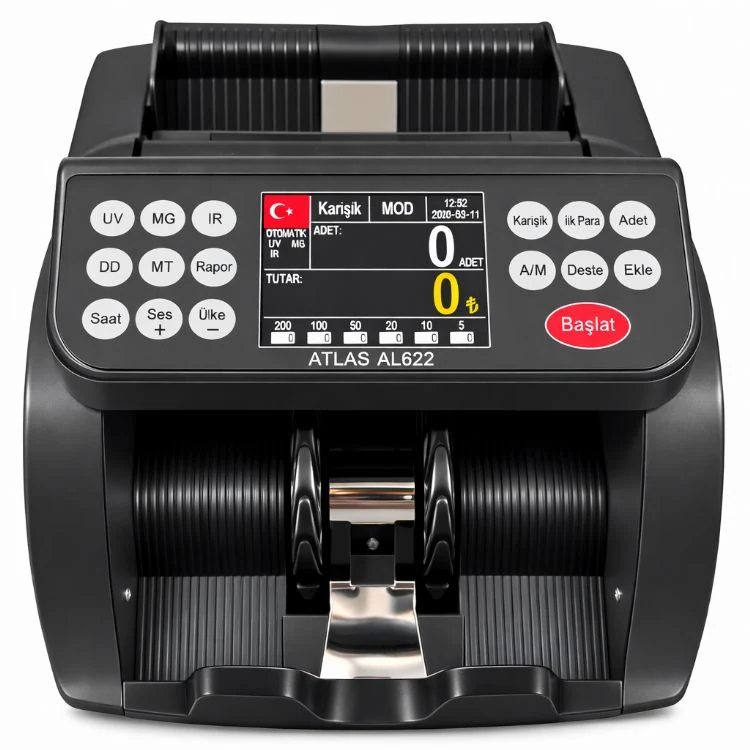 Atlas AL 622 / TL- Euro Kağıt Para Sayma Makinesi