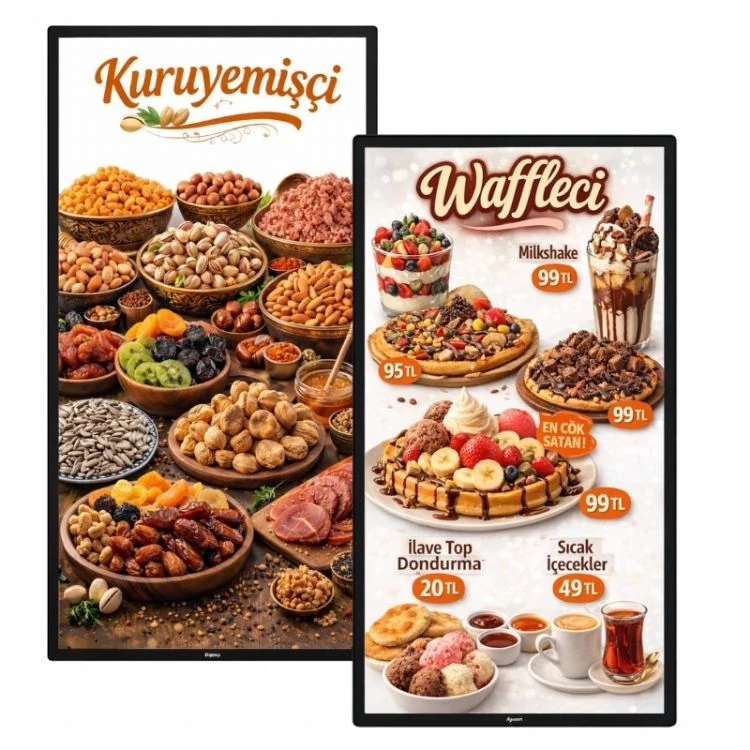 Aynpay - Sharpa A055 (55) Android 11,2 - 55 Menü Panosu / İç Mekan