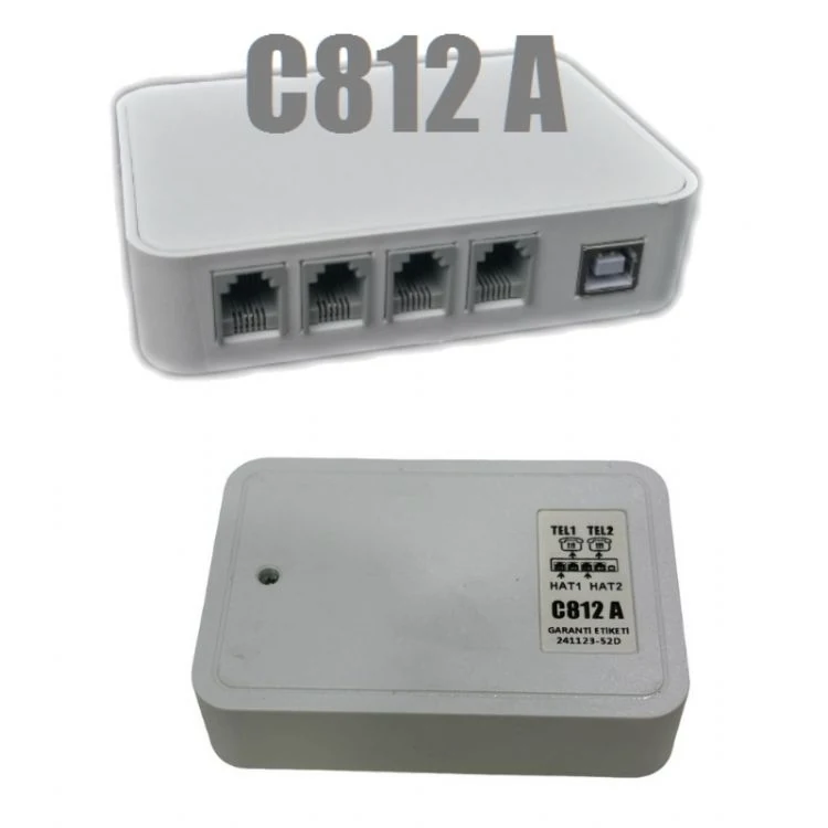Caller ID Telefon Hatlı Modem Arayan Numarayı Gösteren 2 Hat C812A