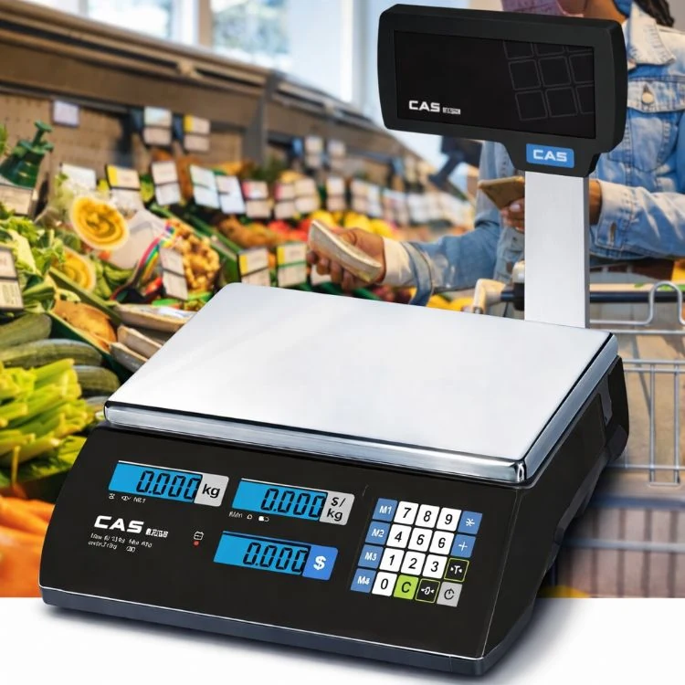 CAS Er Jr Set üstü Terazi 30 Kg Boyunlu Fiyat Hesaplamalı