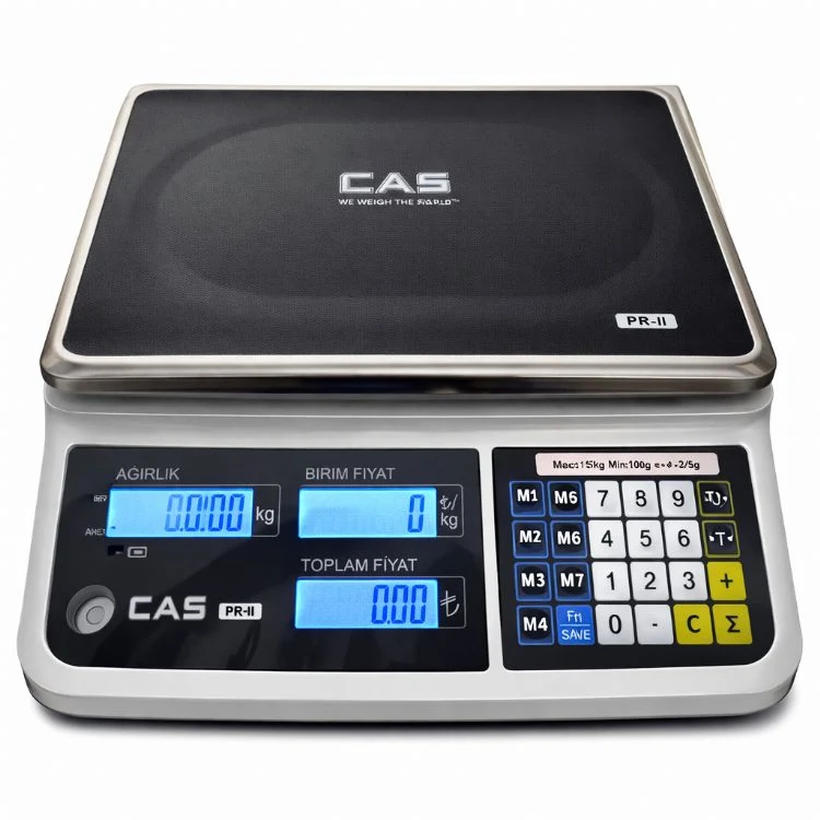 CAS PRII CB 30 kg. Onaylı Tartım Terazisi