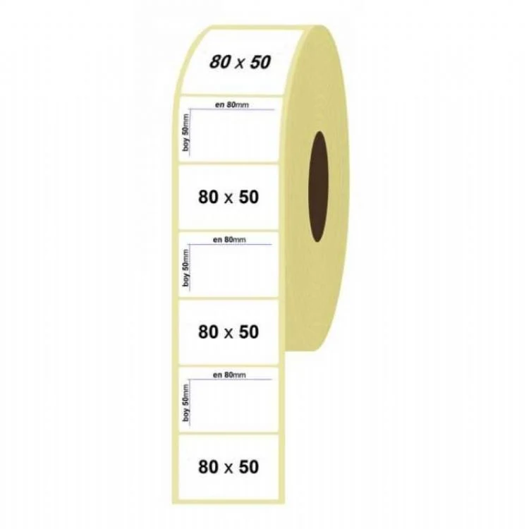 Etiket 80 X 50 Termal 1000 Sarım