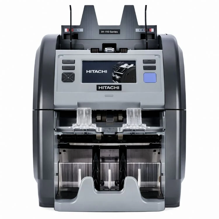 HITACHI-Hunter Ih-110 İki Katlı, 30 Ülke Kombinasyonlu Karışık Para Sayma Makinesi