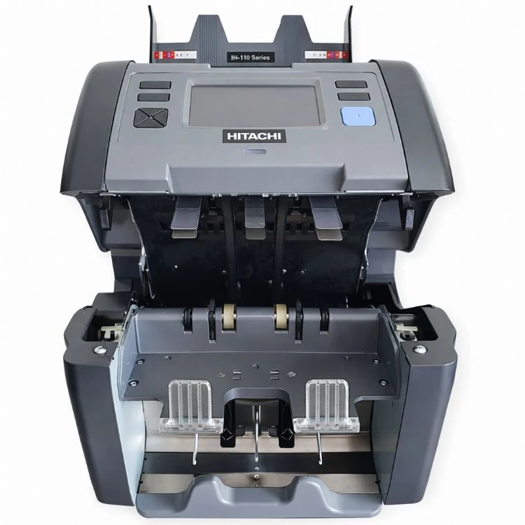 HITACHI-Hunter Ih-110 İki Katlı, 30 Ülke Kombinasyonlu Karışık Para Sayma Makinesi