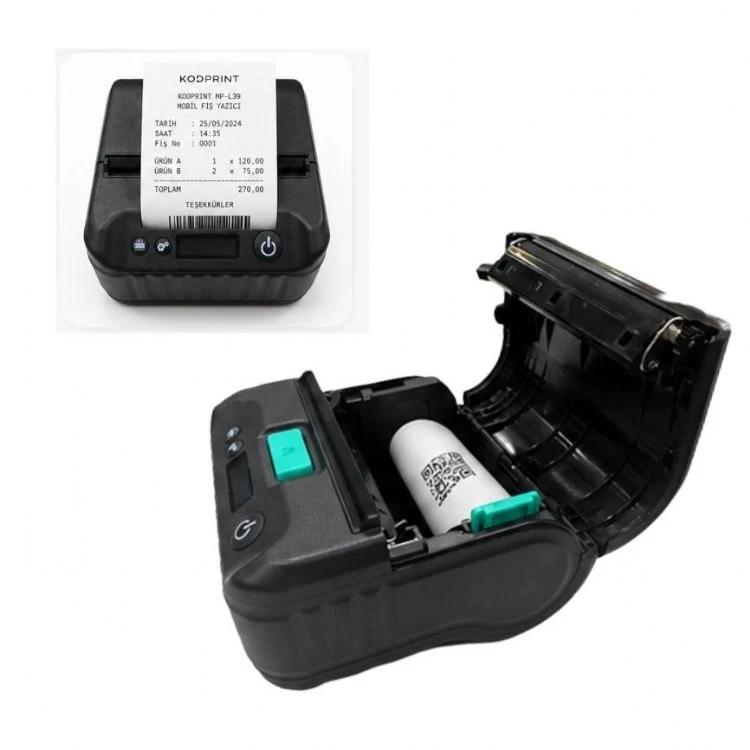KODPRINT MP-L39 Mobil Fiş Yazıcı Usb,Blth