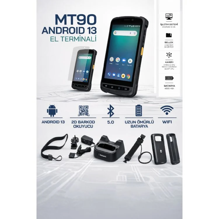 NEWLAND MT90 Android 13 El Terminali