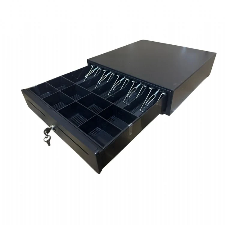 DBPOS NT-335 Metal Para Çekmecesi 5 gözlü Plastik Alt Tabla Cm 41 x 41 x 11 Cm