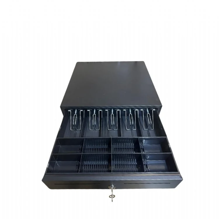 DBPOS NT-335 Metal Para Çekmecesi 5 gözlü Plastik Alt Tabla Cm 41 x 41 x 11 Cm