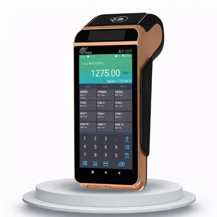 PAX A910SF Android YazarkasaPOS + 910sf İletişim ve Şarj Ünitesi