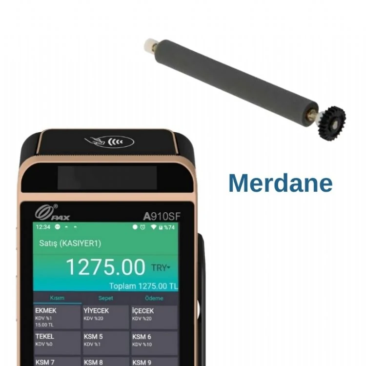 PAX A910sf Uyumlu B910sf Merdane