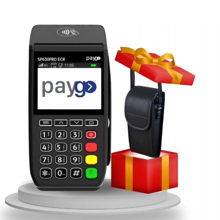 PAYGO Sp630 Pro ECR 4G Eft Pos Yazarkasa Mobil Çanta Hediye