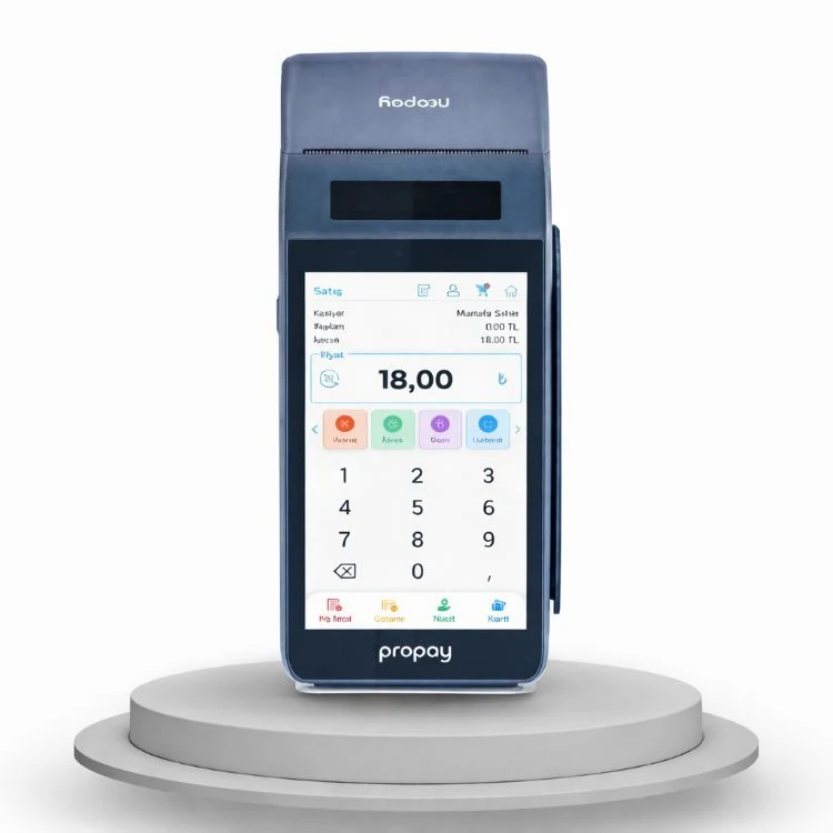 PROPAY P1000-ECR Android Yazarkasa Pos 20 Adet Rulo Hediye