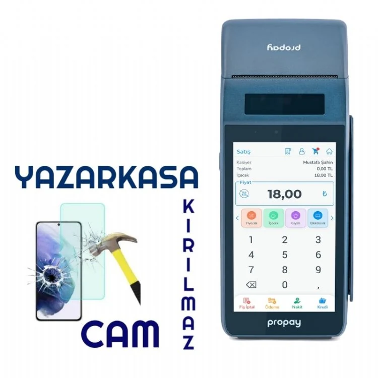 PROPAY P1000-ECR Yazarkasa Kırılmaz Cam (NANO)