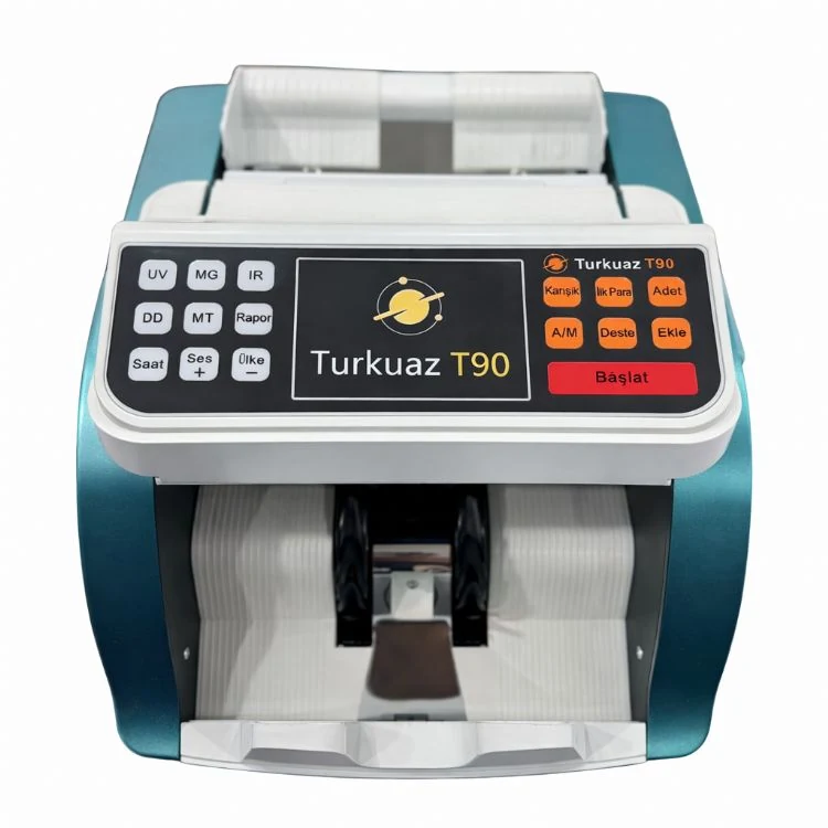 Turkuaz T90 / TL- Euro Kağıt Para Sayma Makinesi